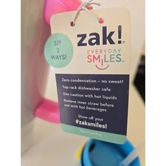 Zak! Easter Chillin' With My Peeps 40 oz  2-in-1 Lid ~ Sip or Straw Tumbler NEW! - Picture 7 of 8